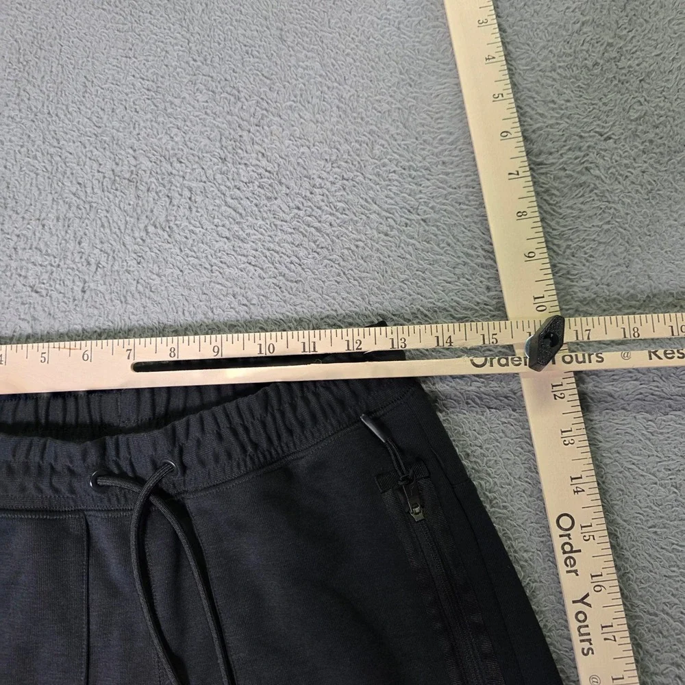 Jordan Mens Small Jogger Pants Black Dri-FIT Utility Zip Pocket Sweatpants